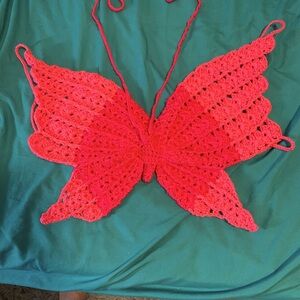 Butterfly halter top